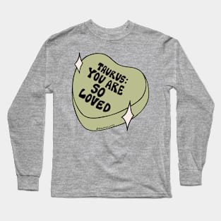 Taurus Conversation Heart Long Sleeve T-Shirt